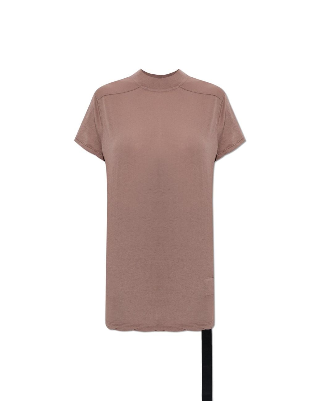 Rick Owens Pink Crew Neck T-Shirt