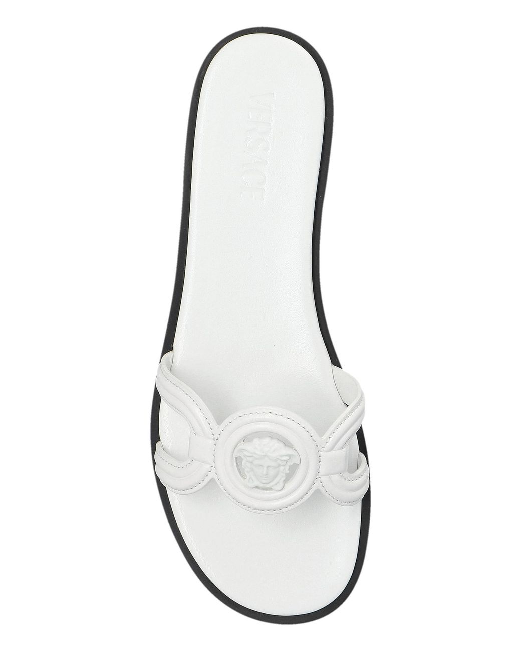 Versace Gray Slides Medusa 95