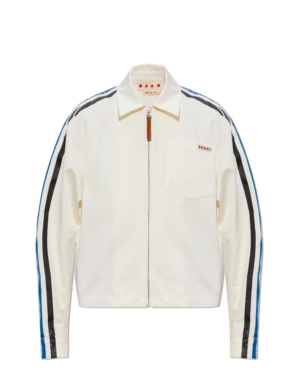Marni Natural Cotton Jacket With Pocket