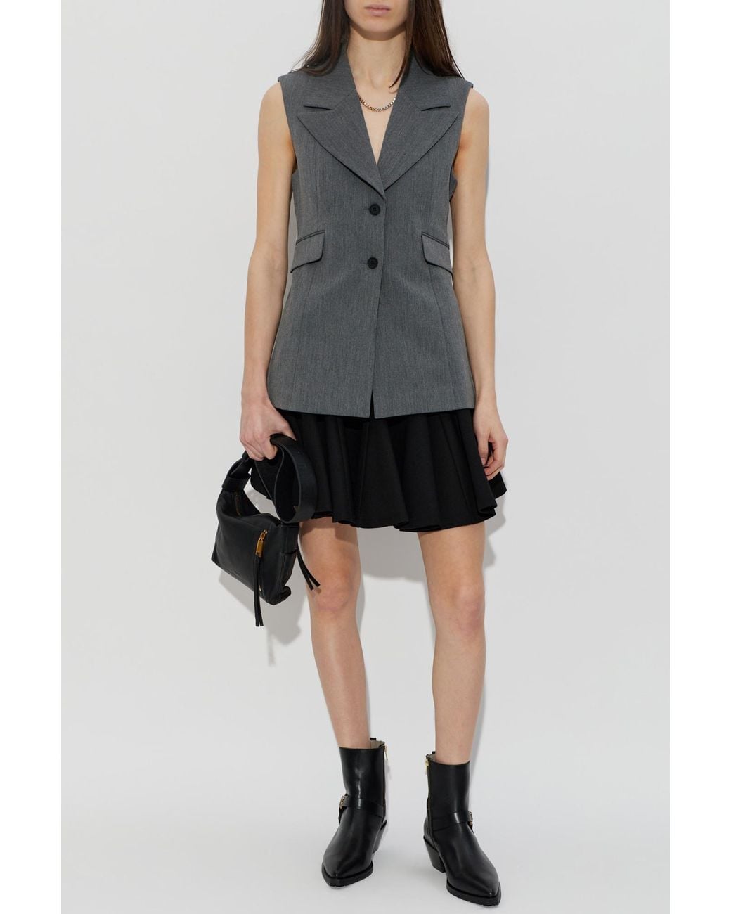 AllSaints Black 'Astra' Vest