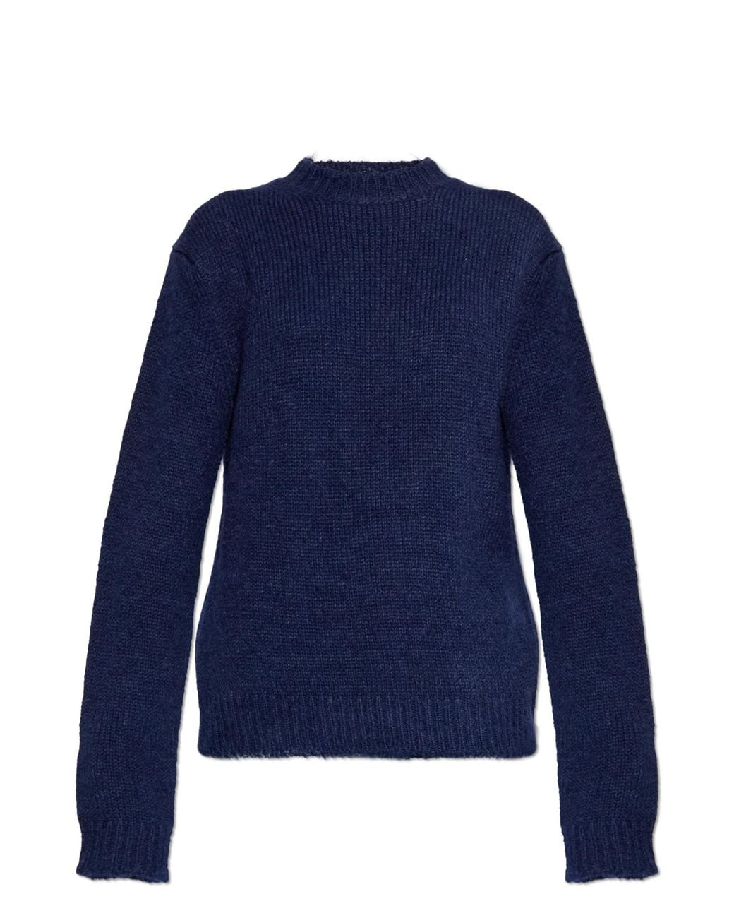 Jil Sander Blue Crew Neck Sweater