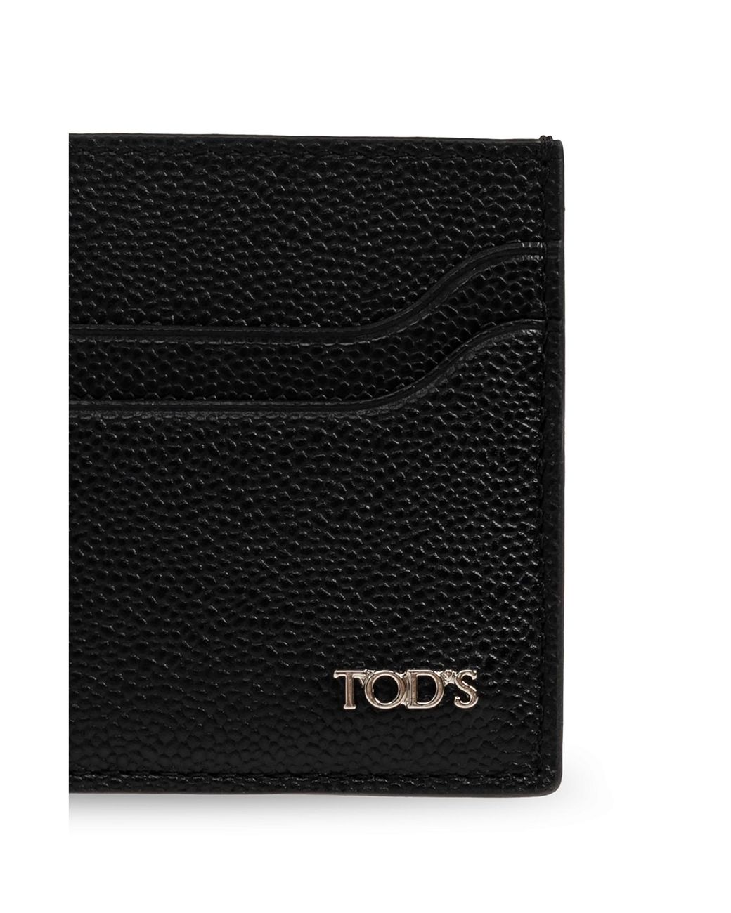 Tod's Black Leather Card Holder