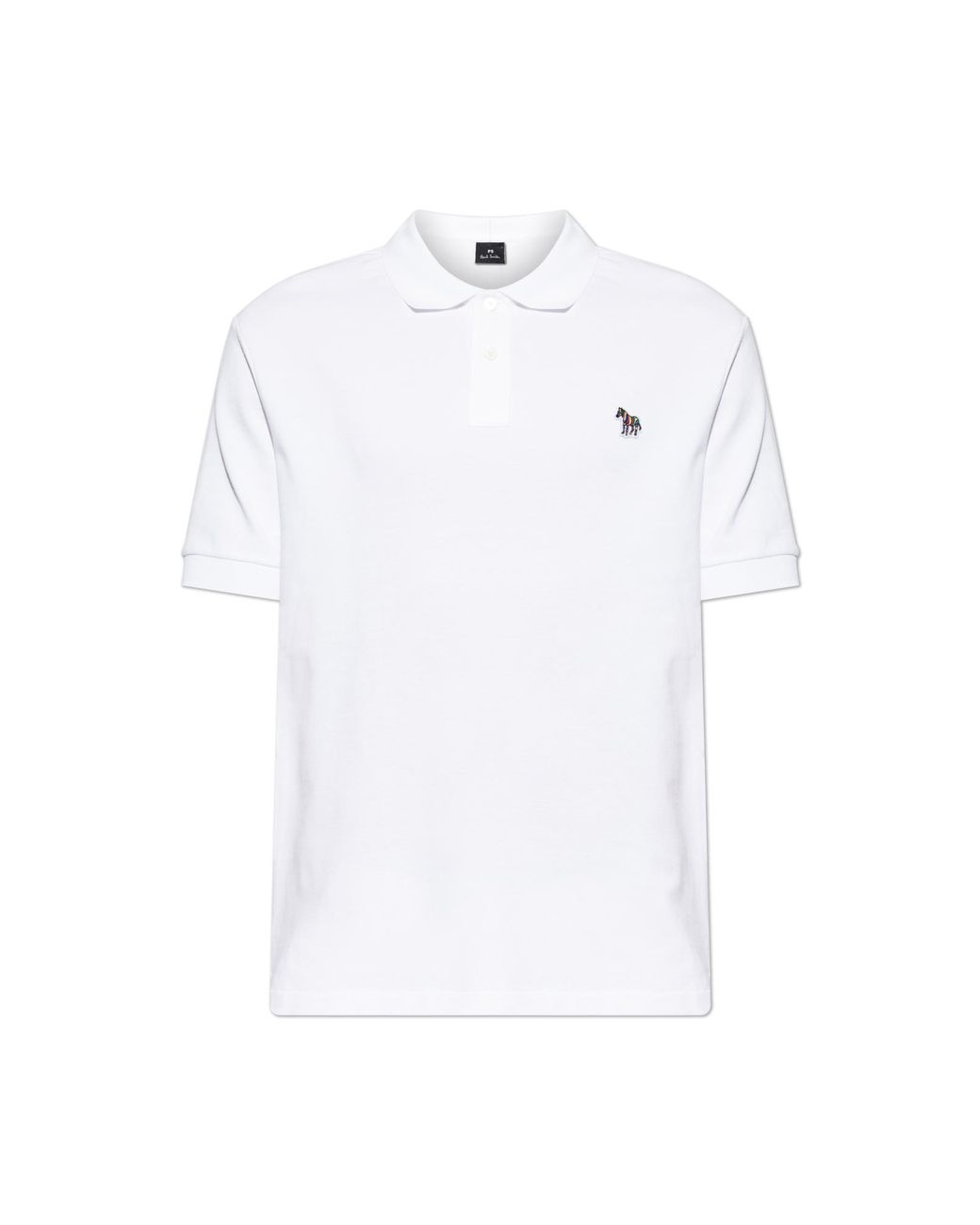 Paul Smith Natural Polo With Patch for men