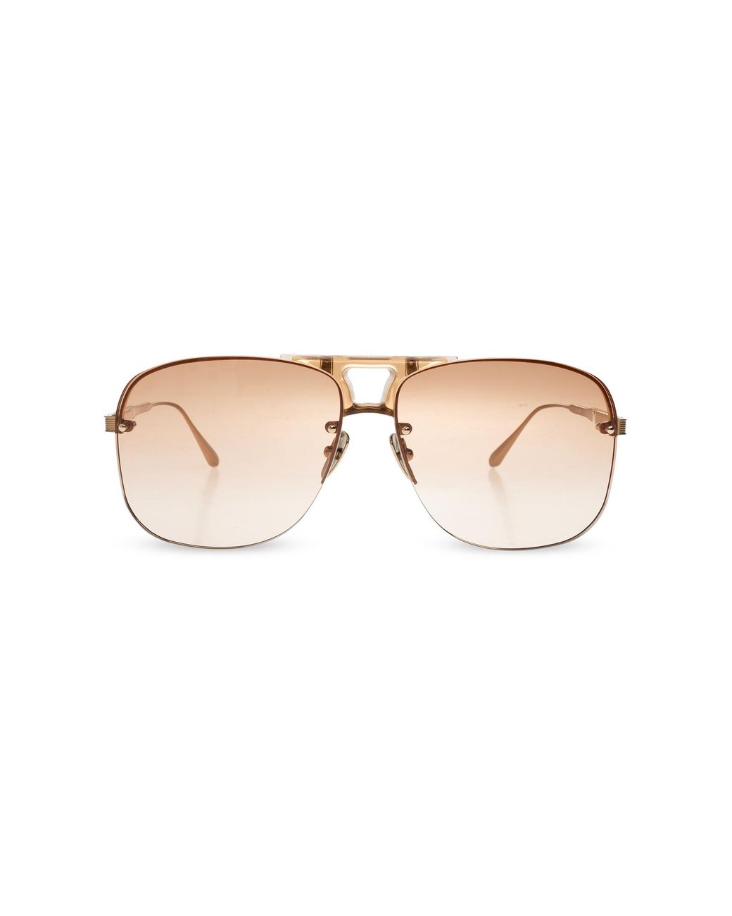 Linda Farrow Brown 'Skye' Sunglasses