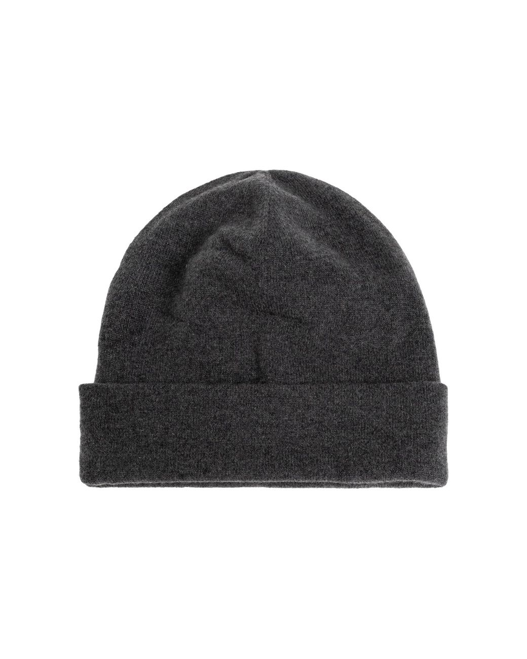 Balenciaga Black Cashmere Beanie With Logo