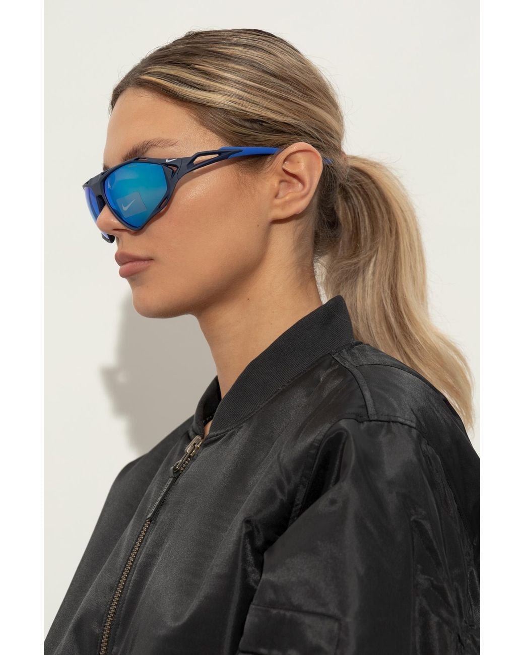 Nike Blue "Zeus Rise" Sunglasses