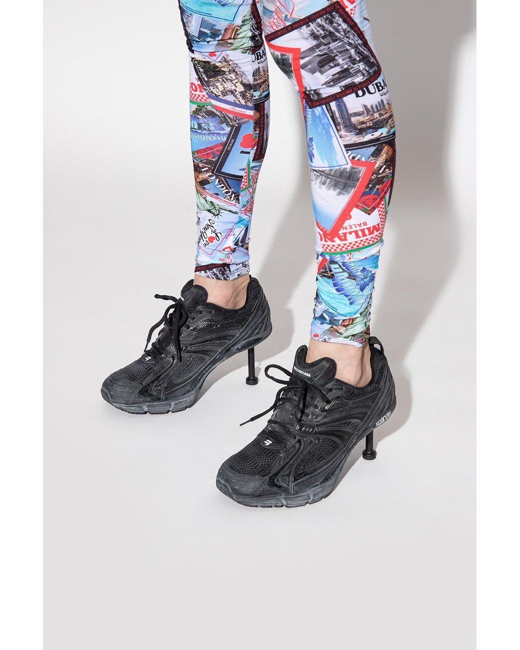Balenciaga 'x-pander' Heeled Sneakers in Black | Lyst Balenciaga 'x-pander' Heeled Sneakers in Black | Lyst