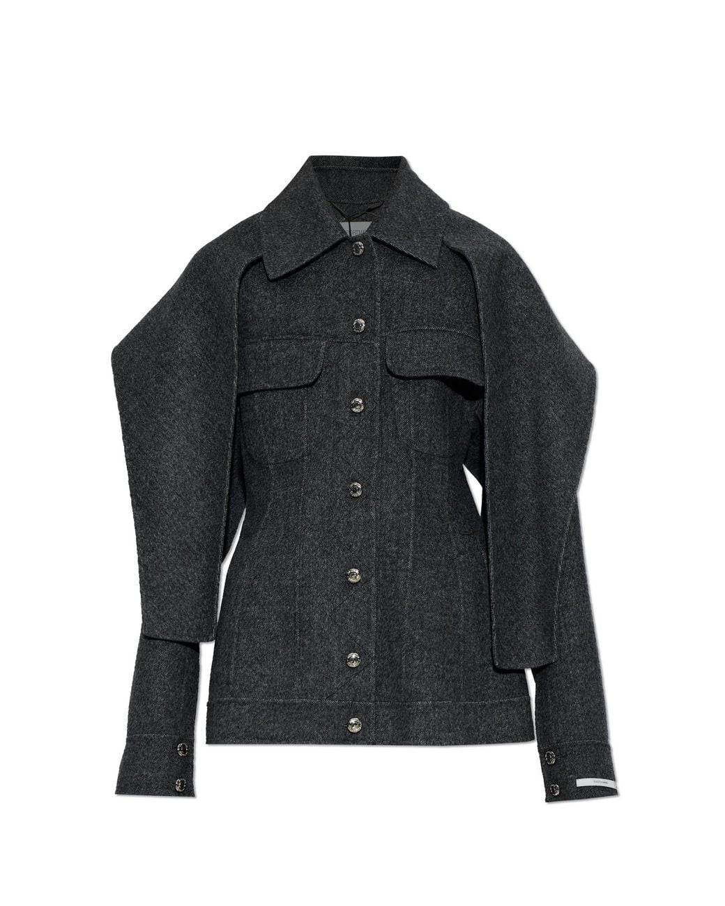 Sportmax Black Wool Jacket 'Calcio'