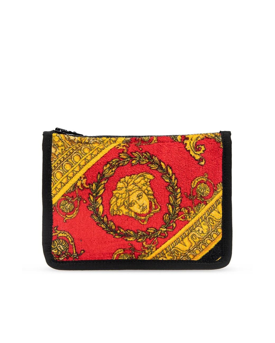 Versace Baroque Print Wash Bag in Black | Lyst
