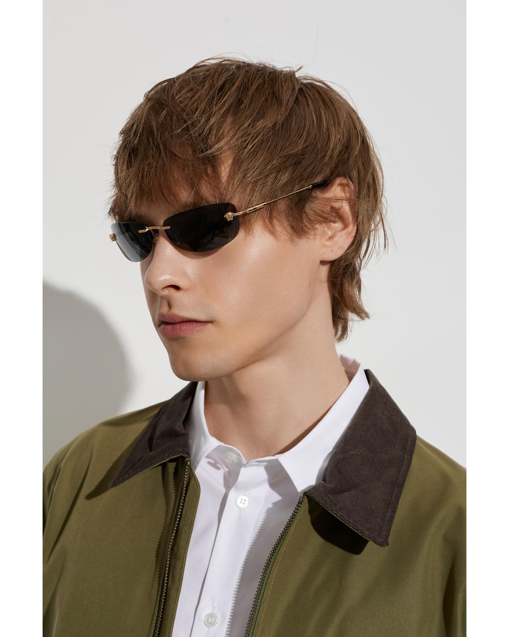 Versace Metallic Sunglasses for men