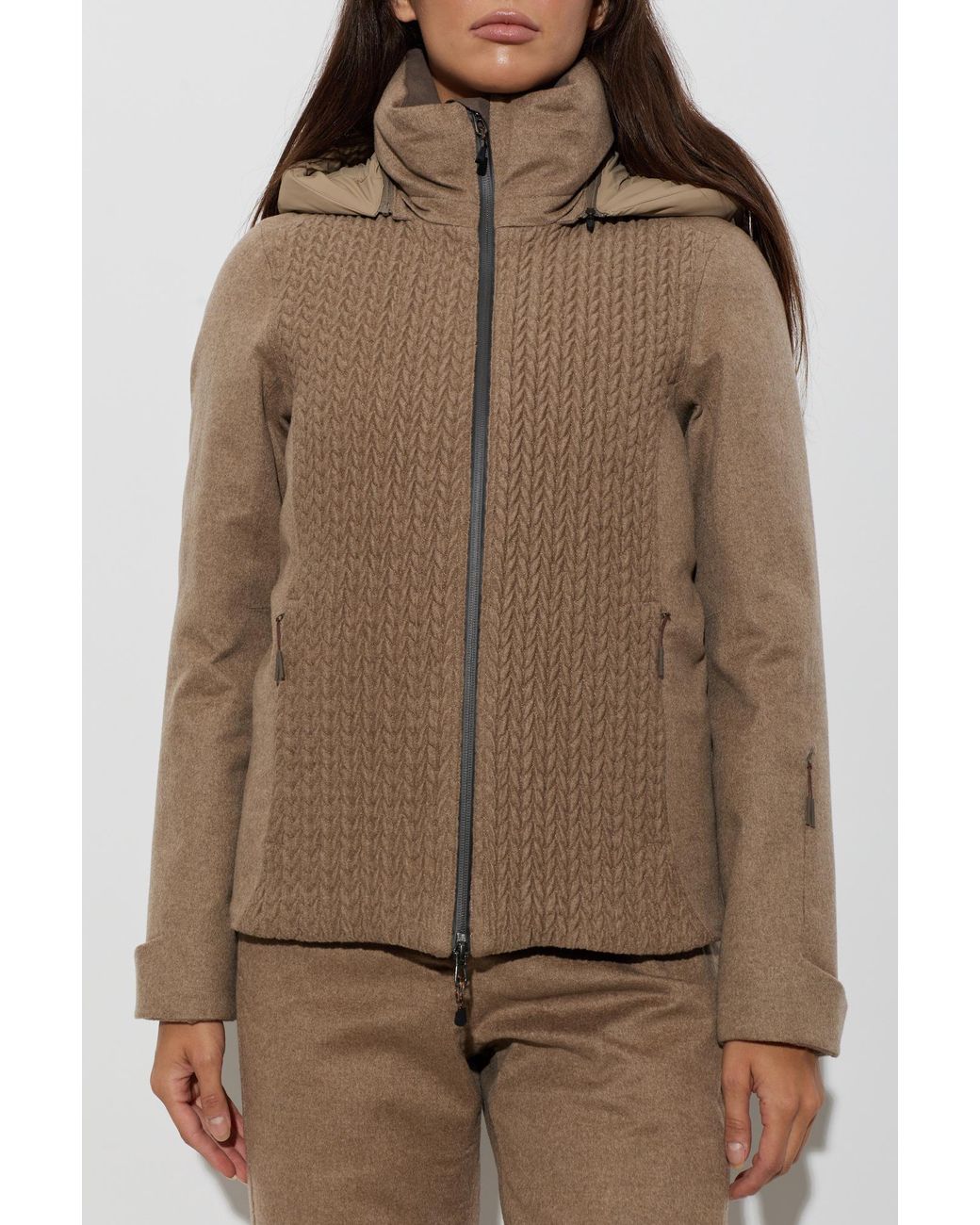 Sease Brown Ski Jacket "Armor .0"