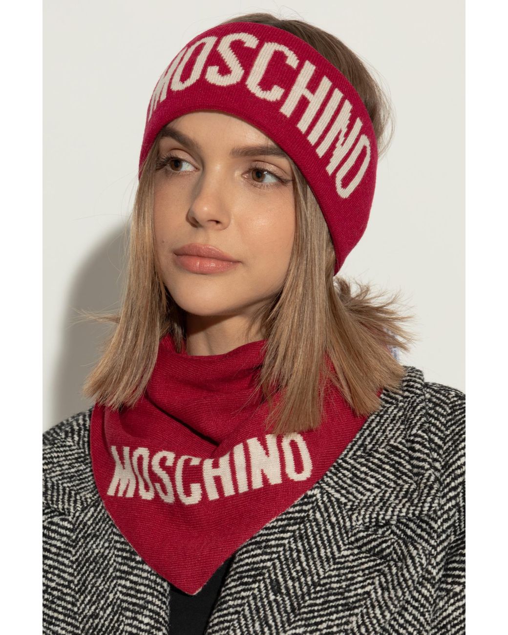 Moschino Headband in Red | Lyst