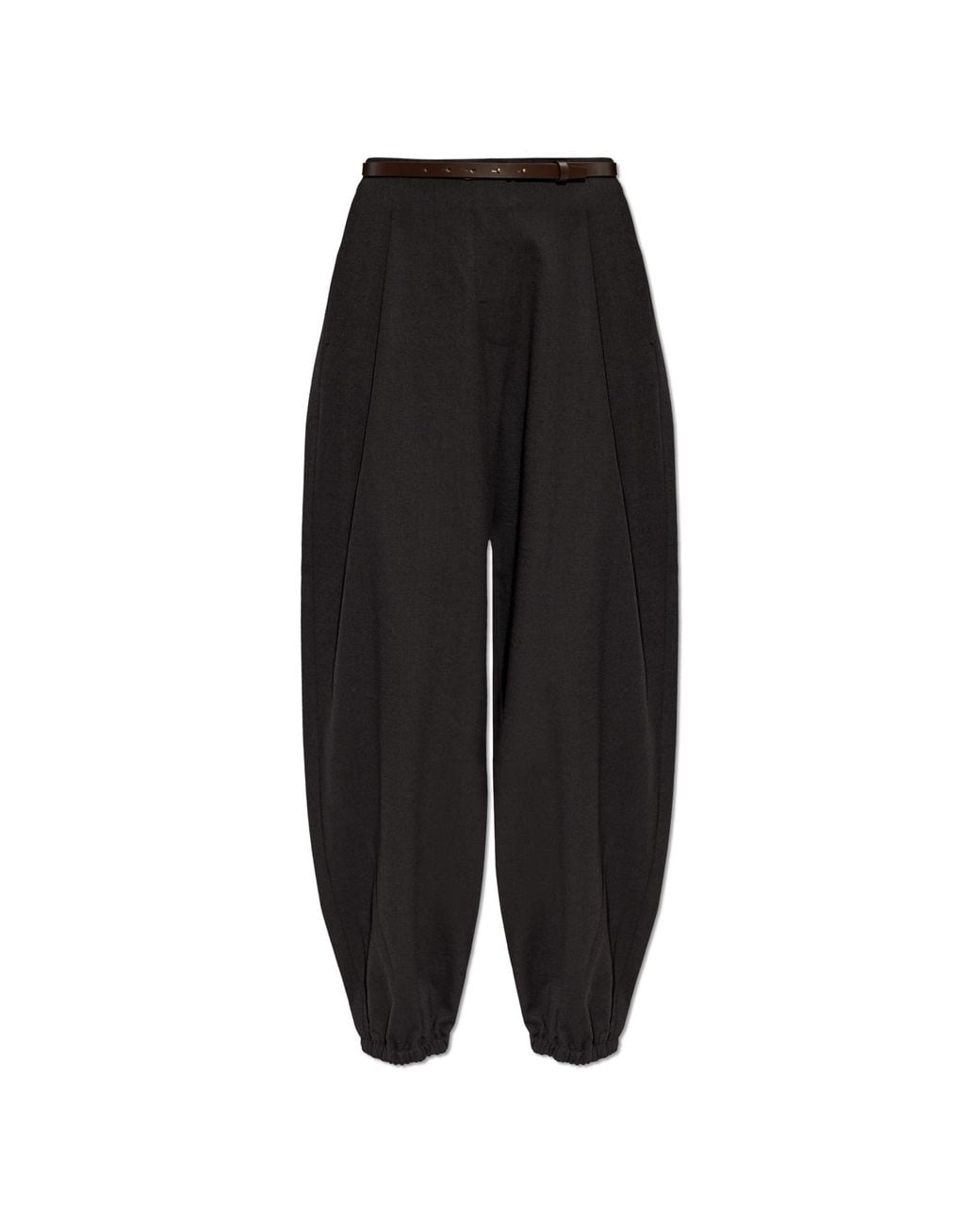 Max Mara Black Wool Trousers 'Pergola'