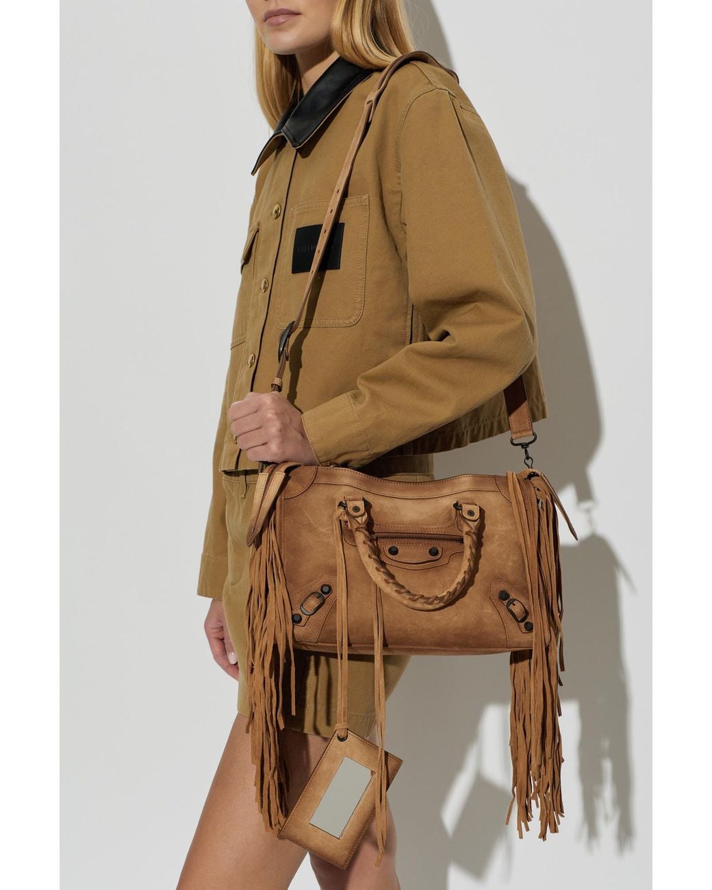 Balenciaga Brown 'Le City Small' Handbag