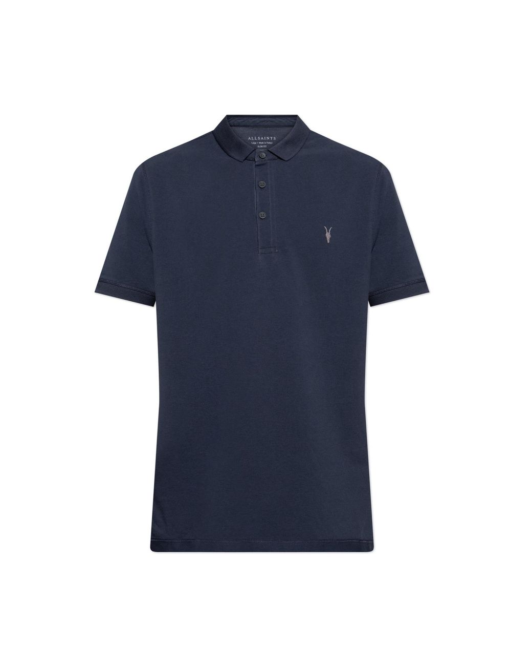 AllSaints Blue Polo "Reform" for men