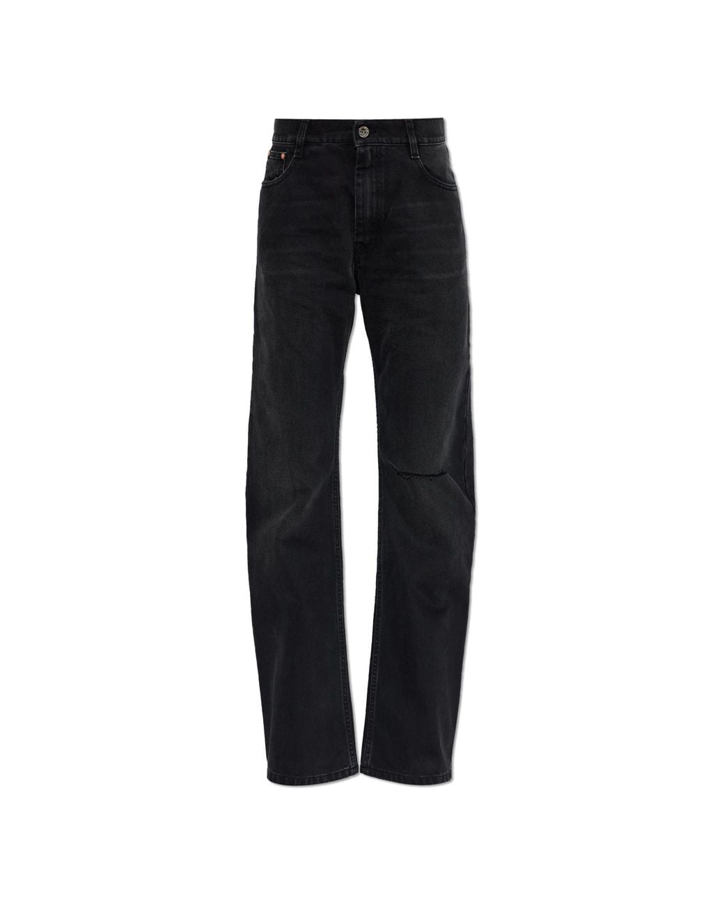 Vetements Black Slightly Curved-Leg Jeans