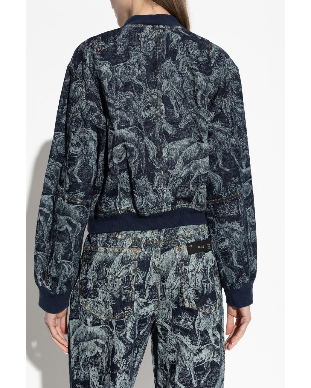 AllSaints Blue 'Kaytra' Denim Jacket