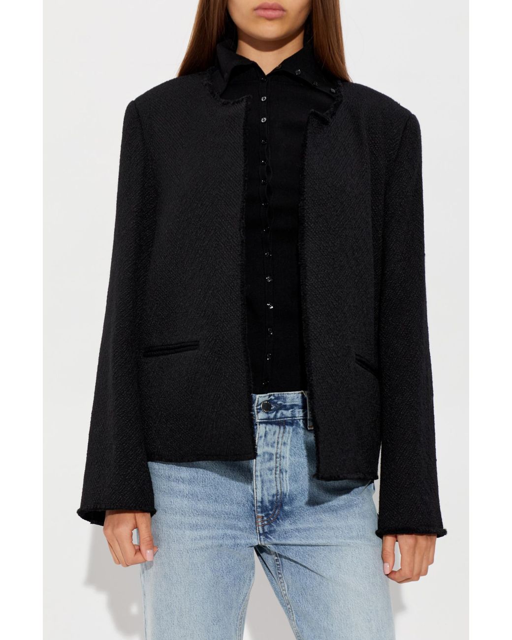 Totême  Black Tweed Blazer