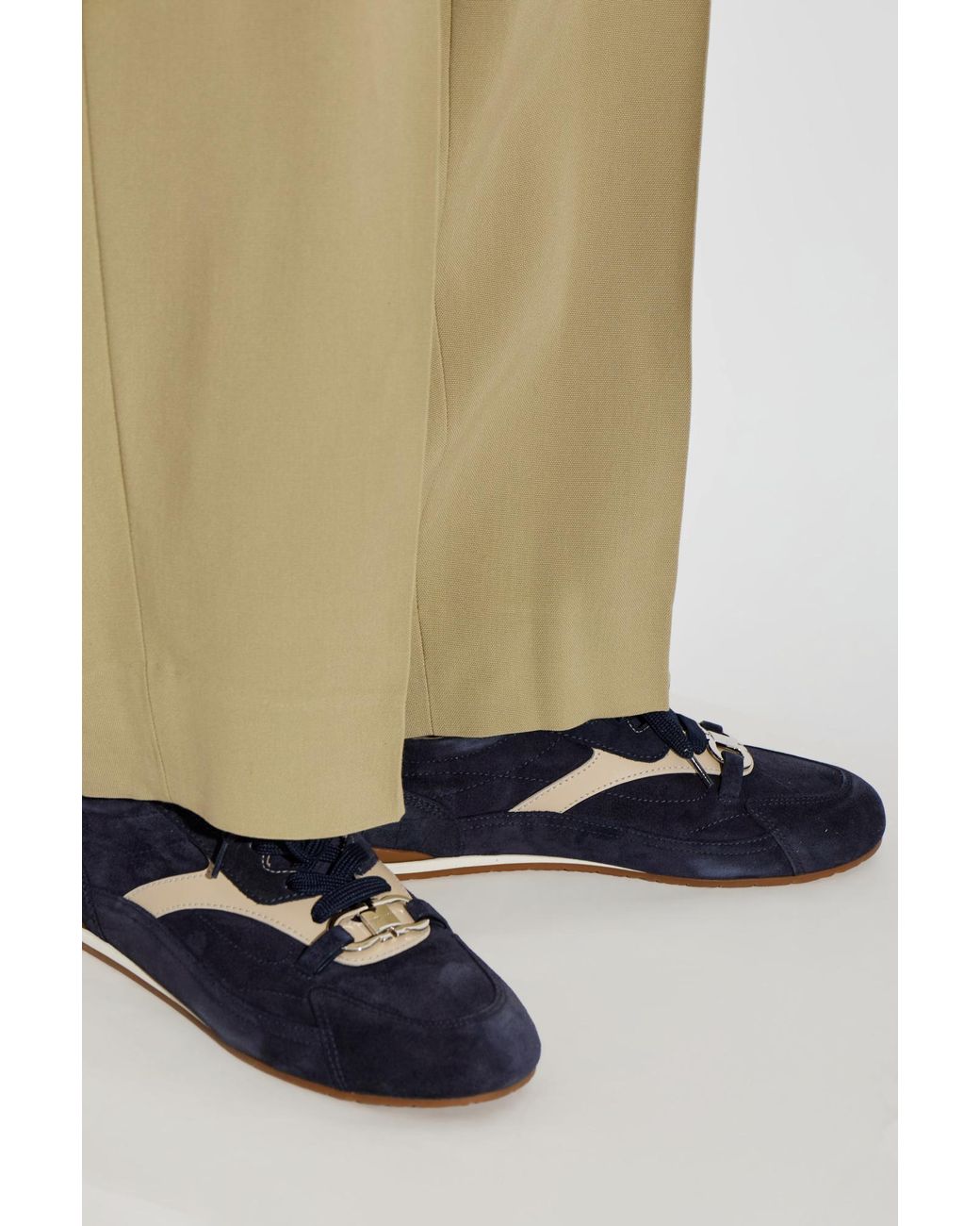 Ferragamo Black "Sophie" Sports Shoes