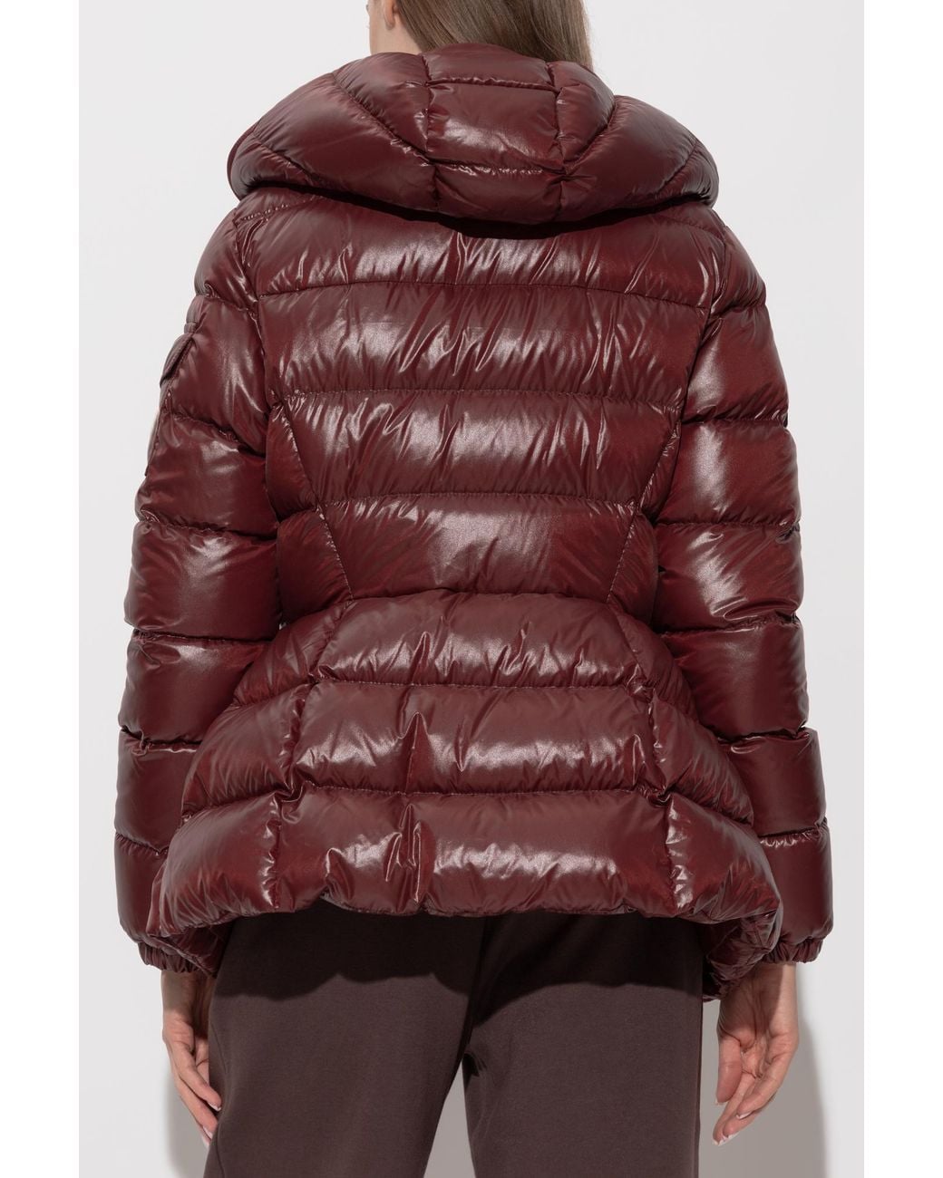 Moncler Red "Barante" Down Jacket