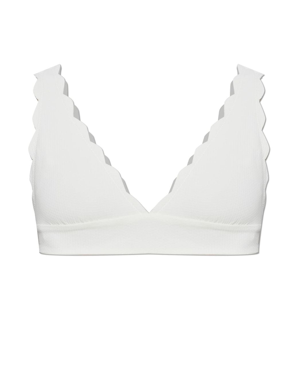 Marysia Swim White Bikini Top