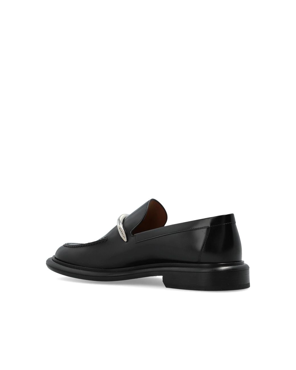 Givenchy Black Leather 'Pinch' Loafers