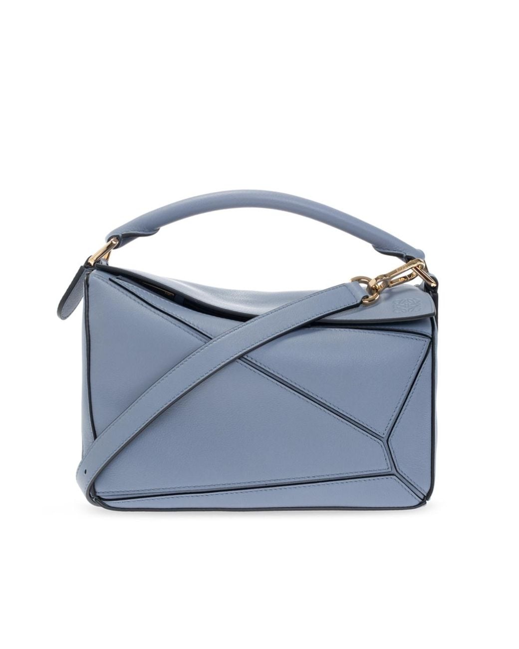 Loewe 'Puzzle Small' Shoulder Bag in Gray | Lyst