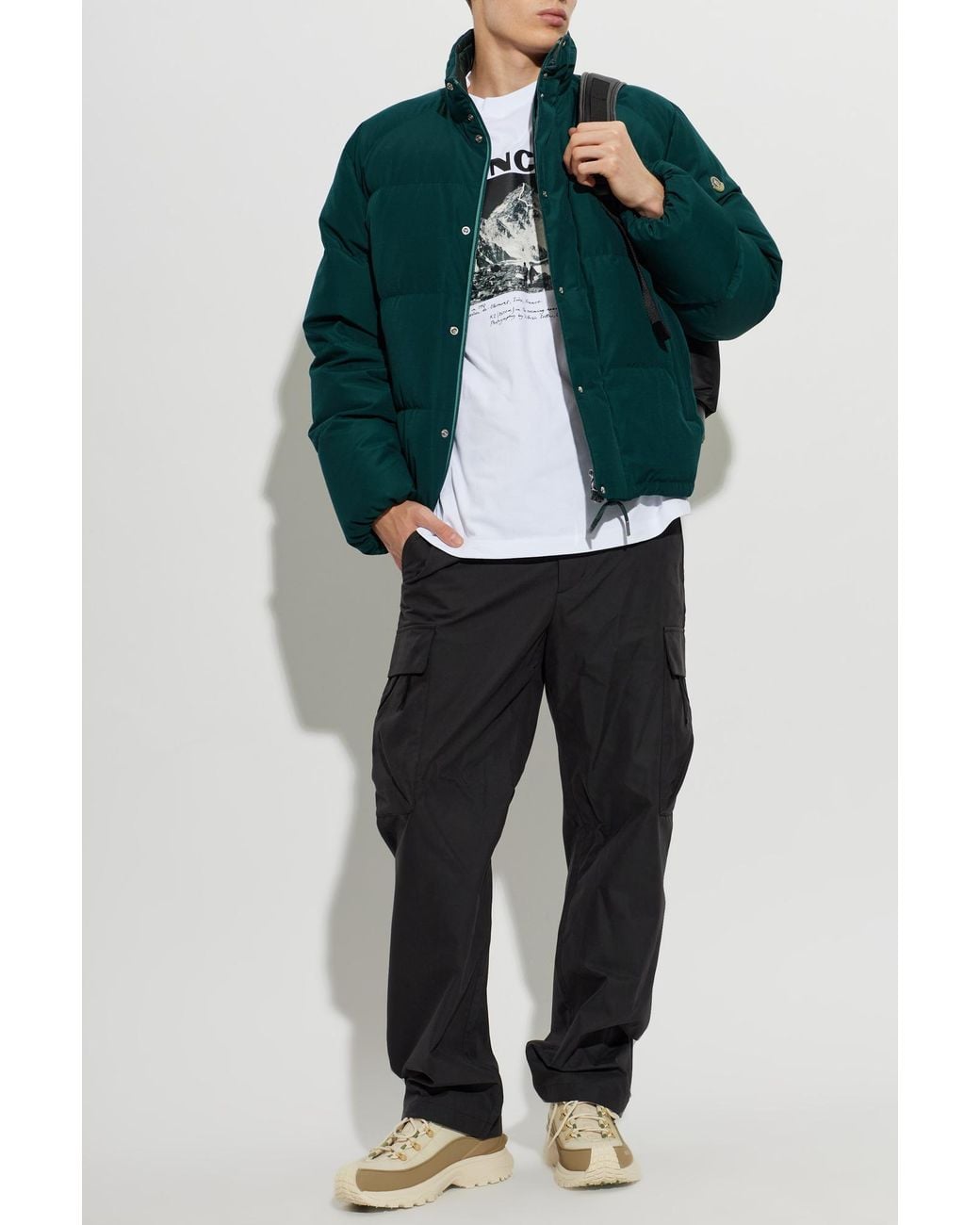 Moncler Green 'Verone' Down Jacket for men
