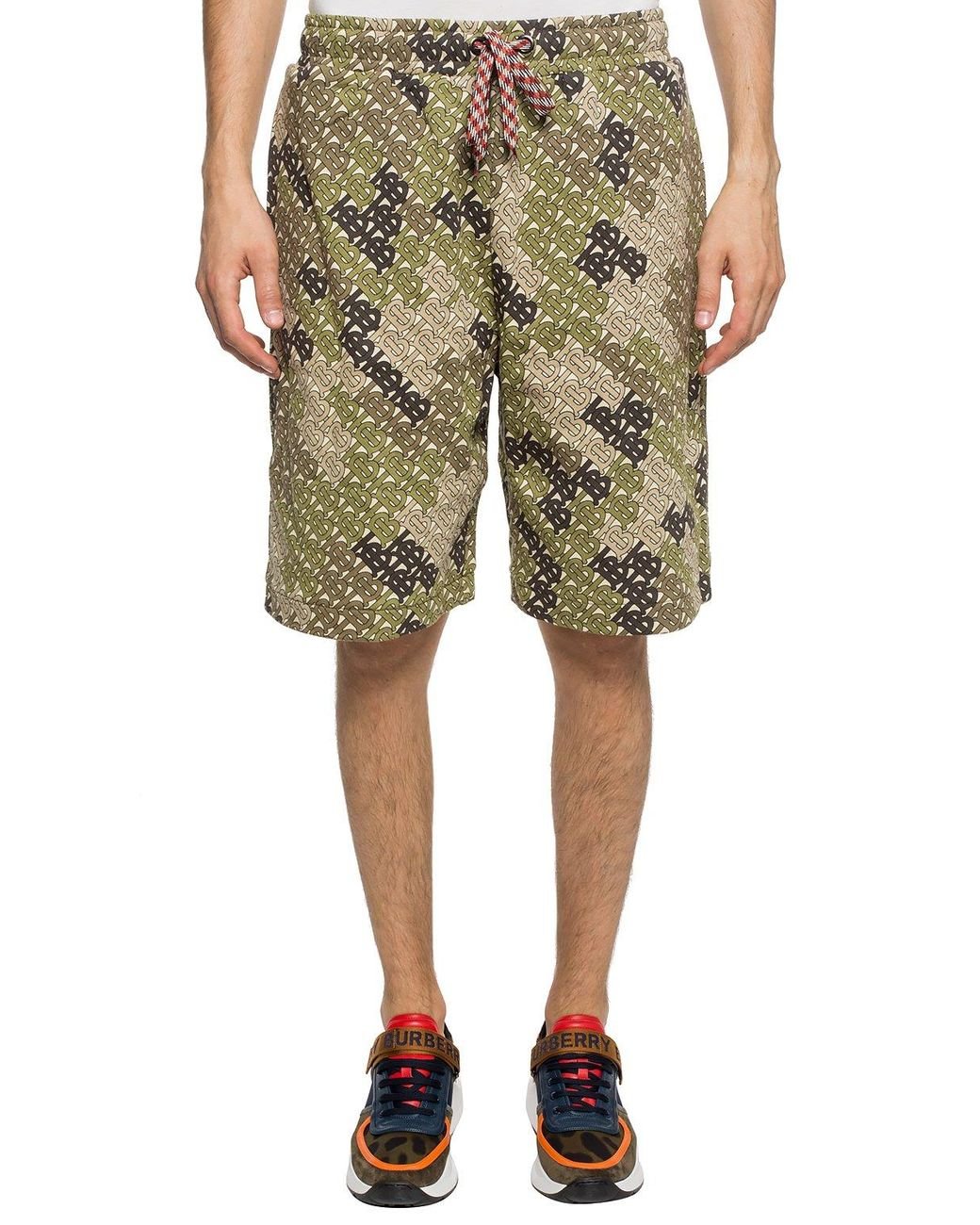 Burberry monogram shorts sale