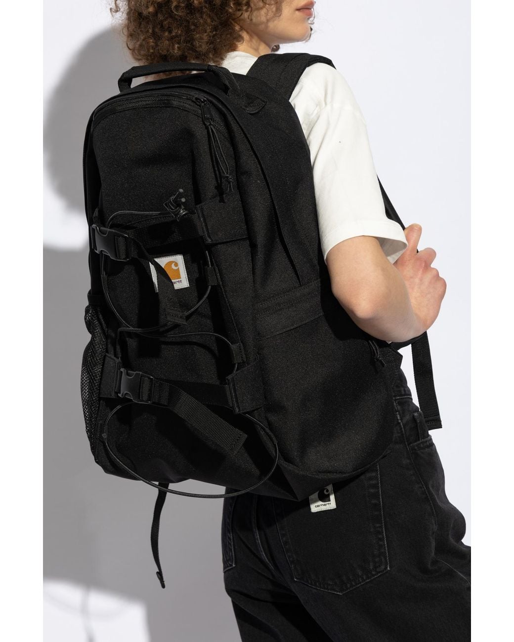 Carhartt Black Logo Backpack