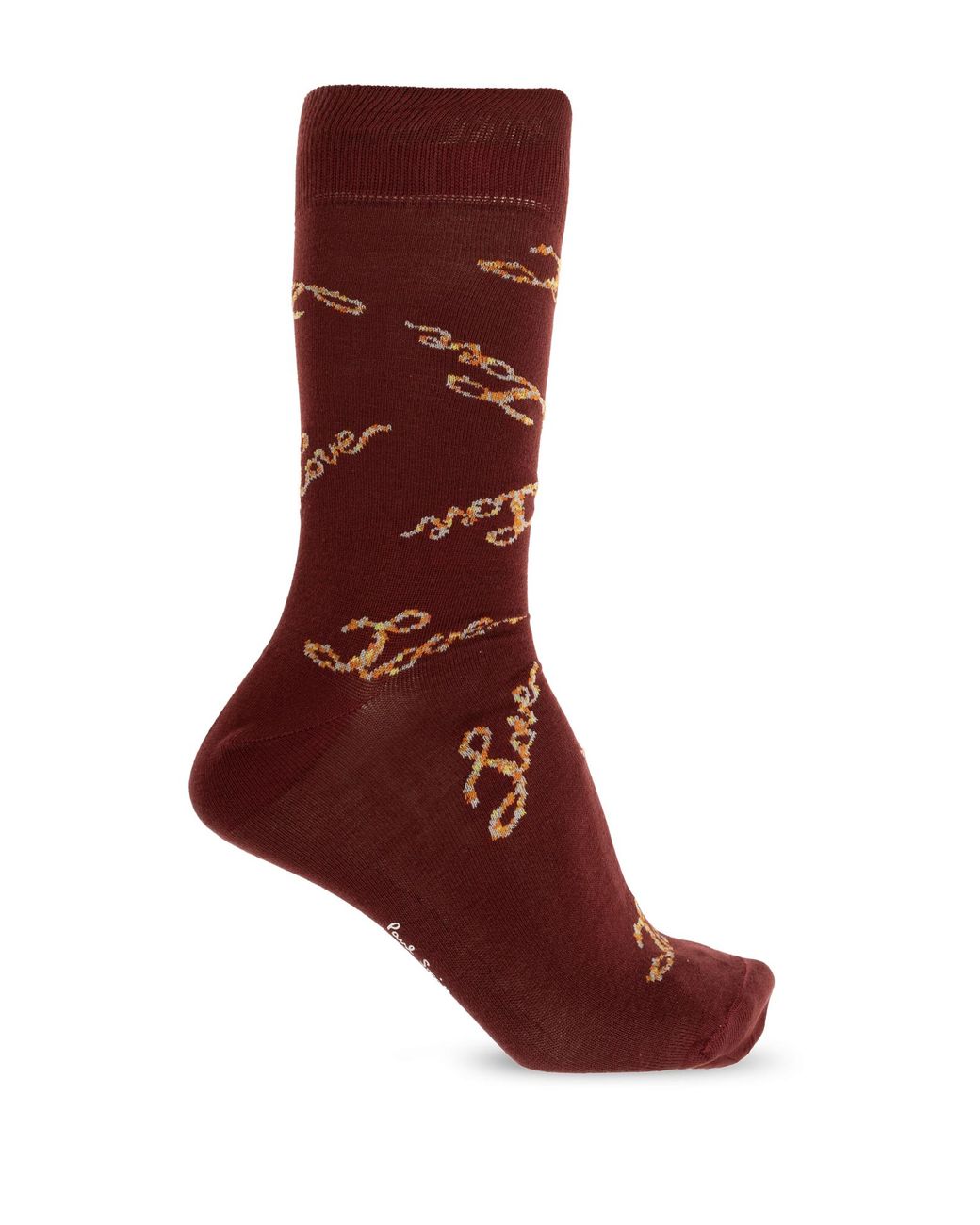 Paul Smith Brown Socks With Print for men