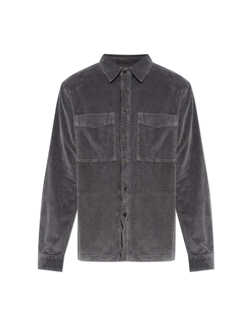 Paul Smith Gray Corduroy Shirt for men