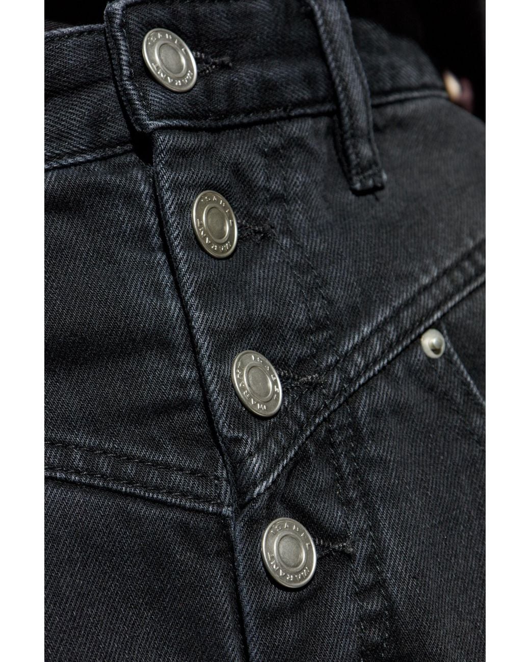 Isabel Marant Black Denim Shorts Jovany