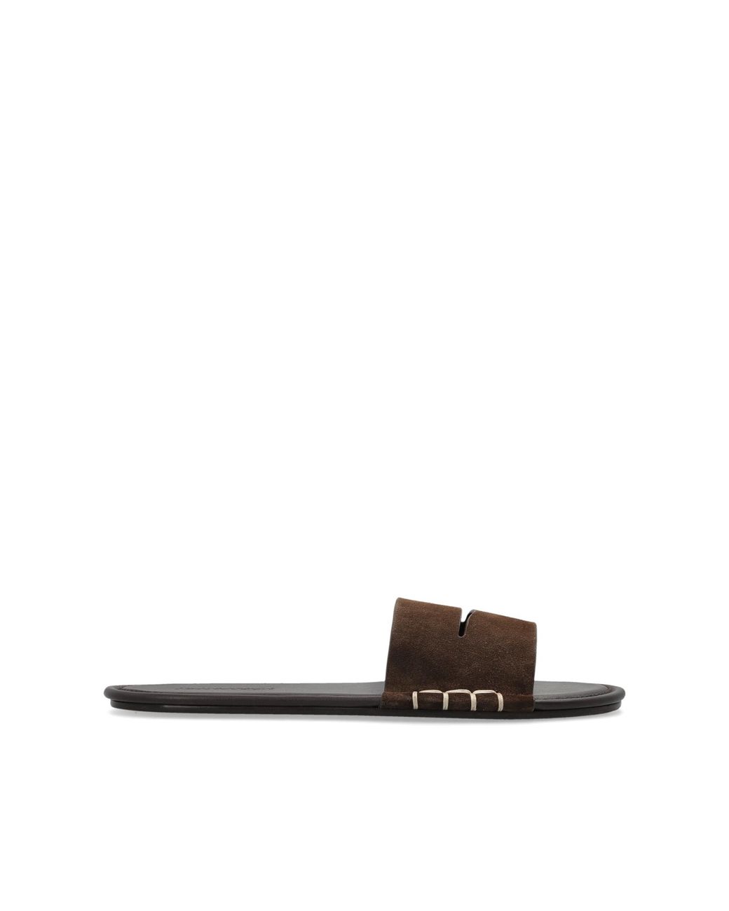 J.W. Anderson White Suede Slides