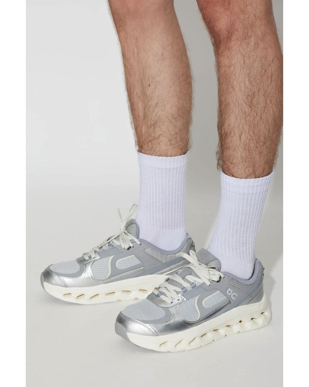 On Shoes Gray 'Cloudtilt Arc' Sports Shoes for men