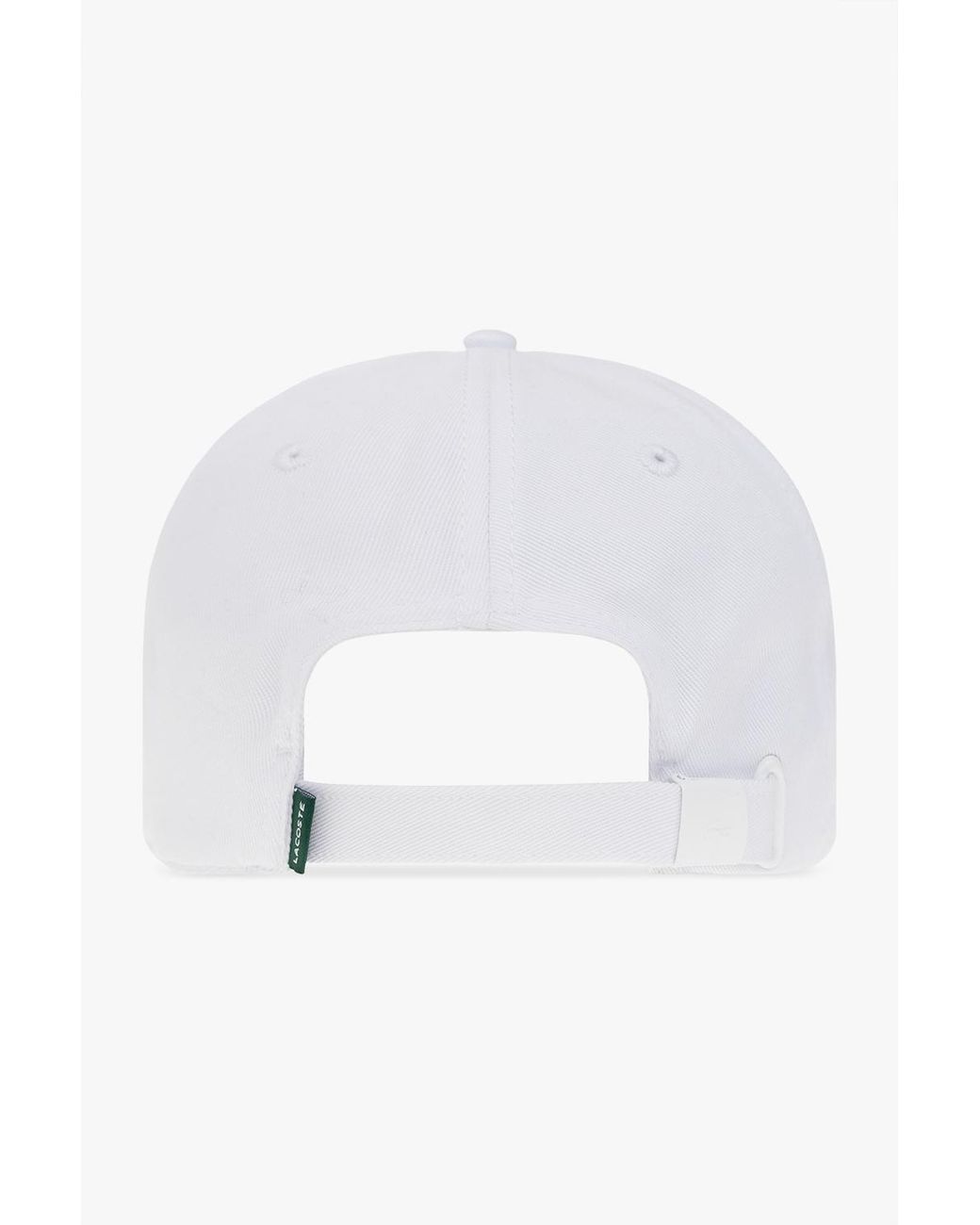 Lacoste White Baseball Cap