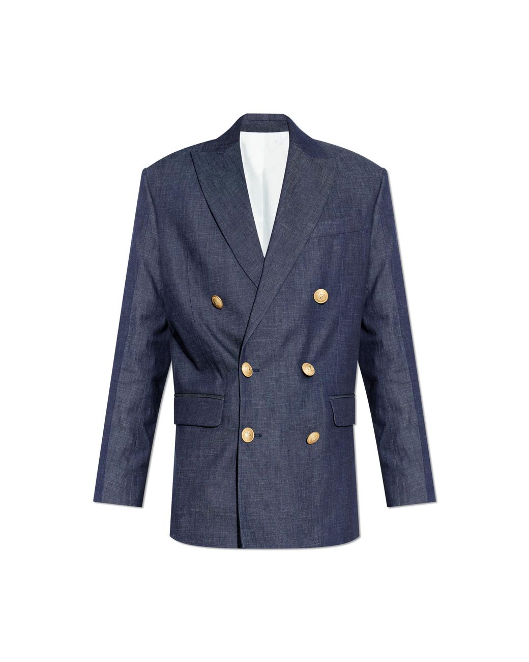 DSquared² Blue Double-Breasted Blazer for men