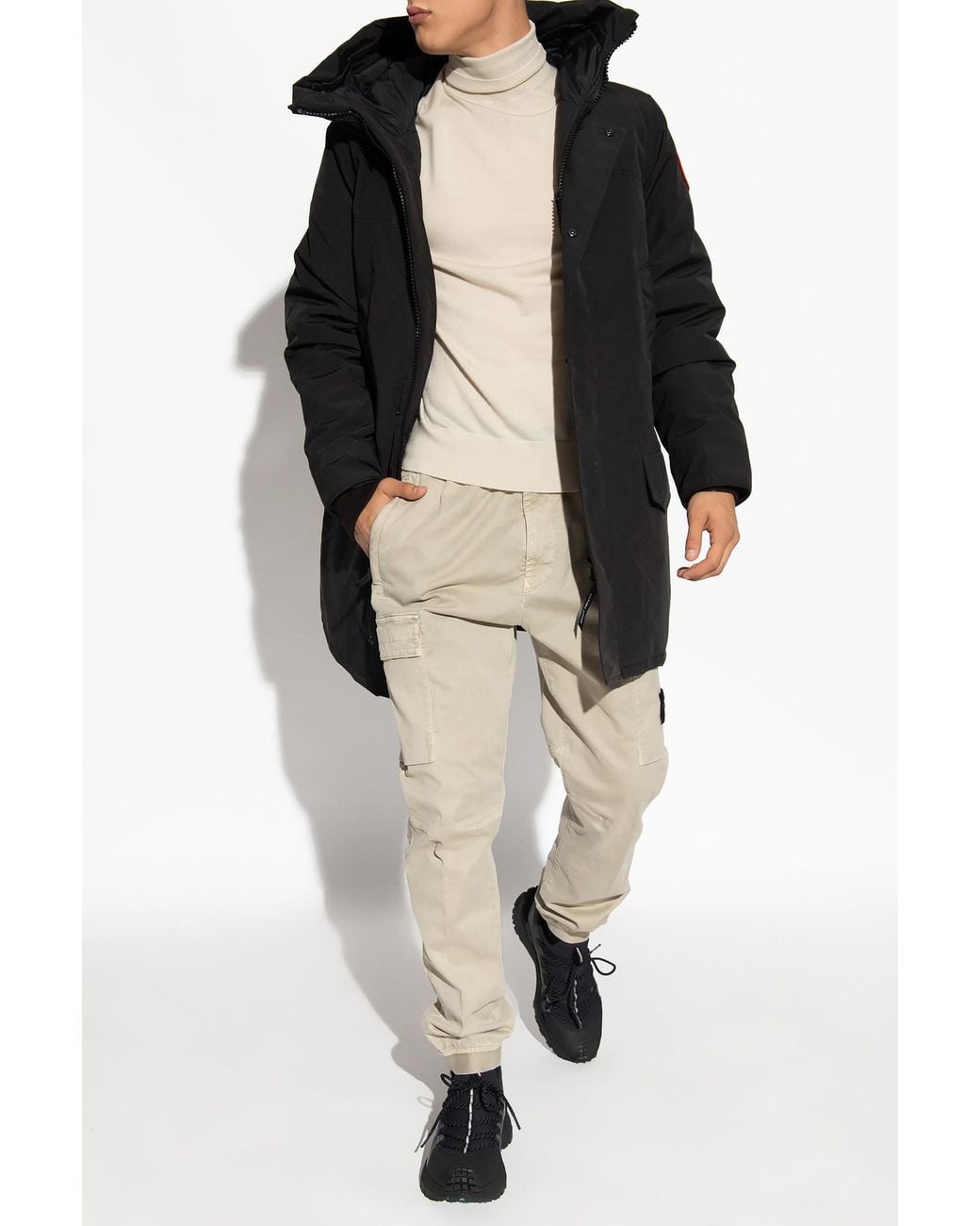 Canada Goose Black 'Langford' Down Jacket for men