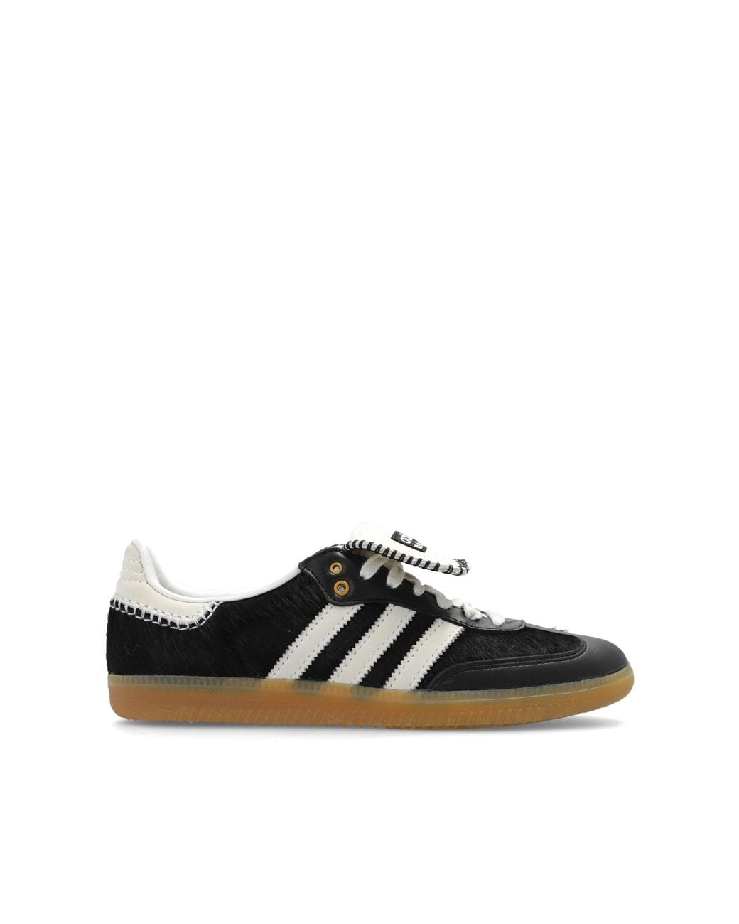 adidas X Wales Bonner Samba Calf Hair Sneakers in Black for Men | Lyst