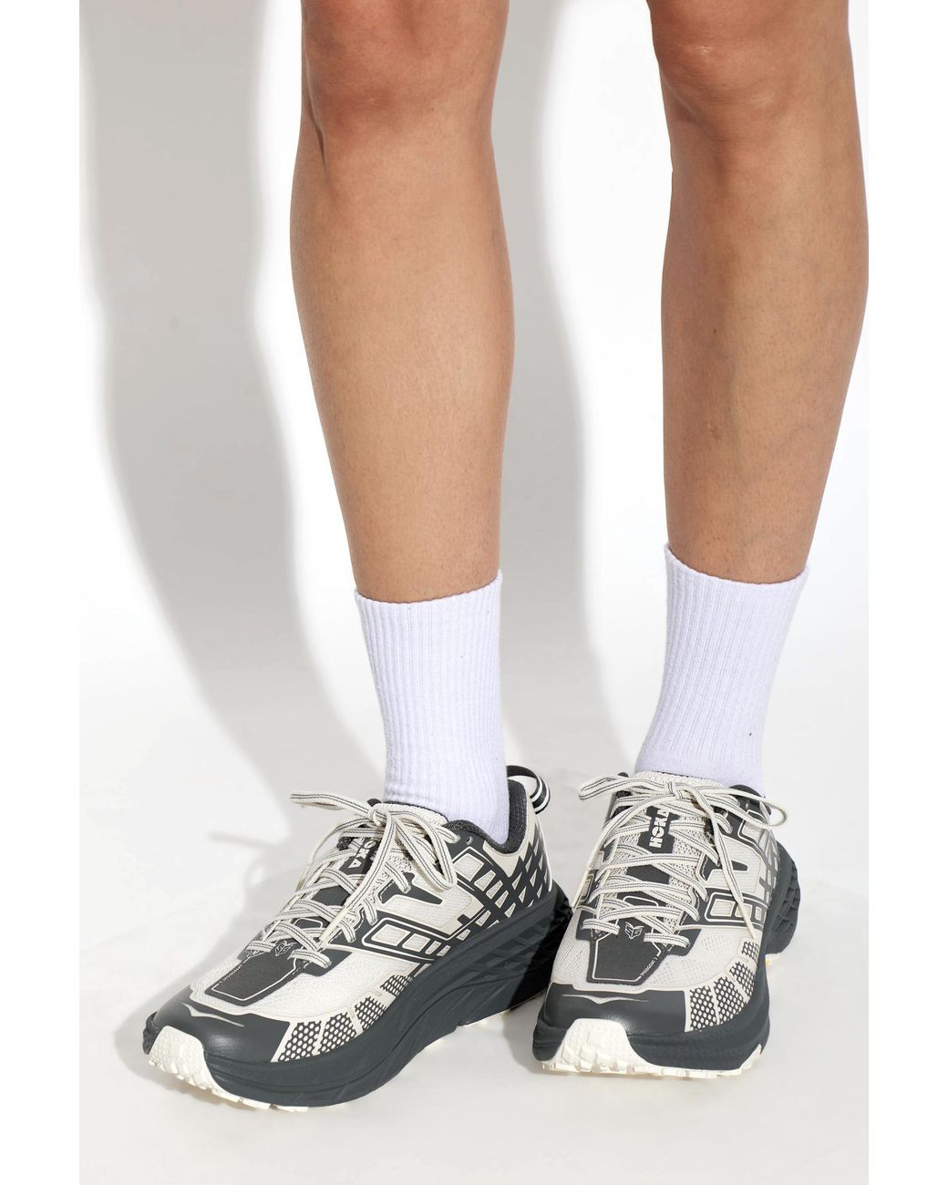 Hoka One One White Sports Shoes 'Speedgoat 2'
