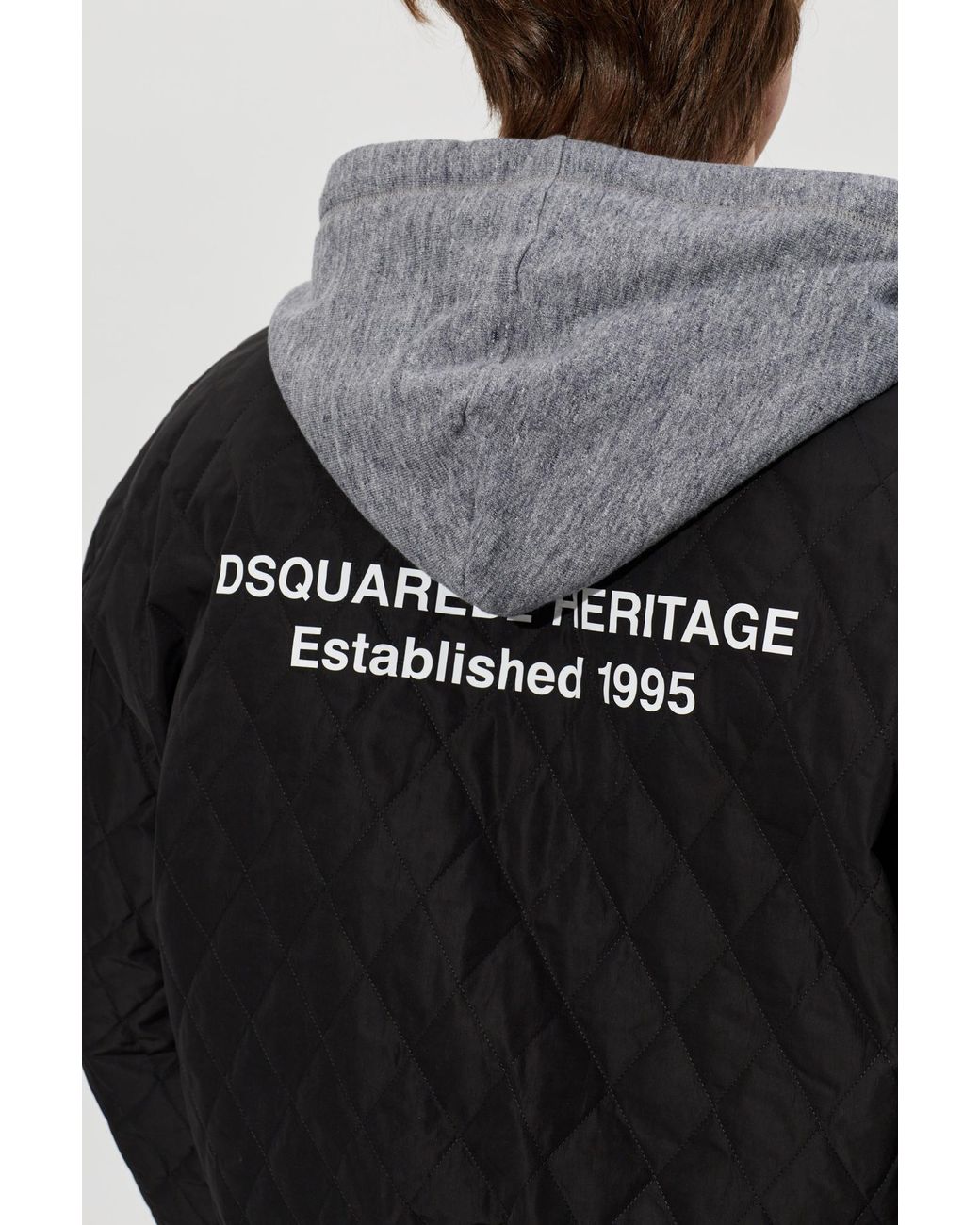 DSquared² Black 'Bomber' Jacket for men