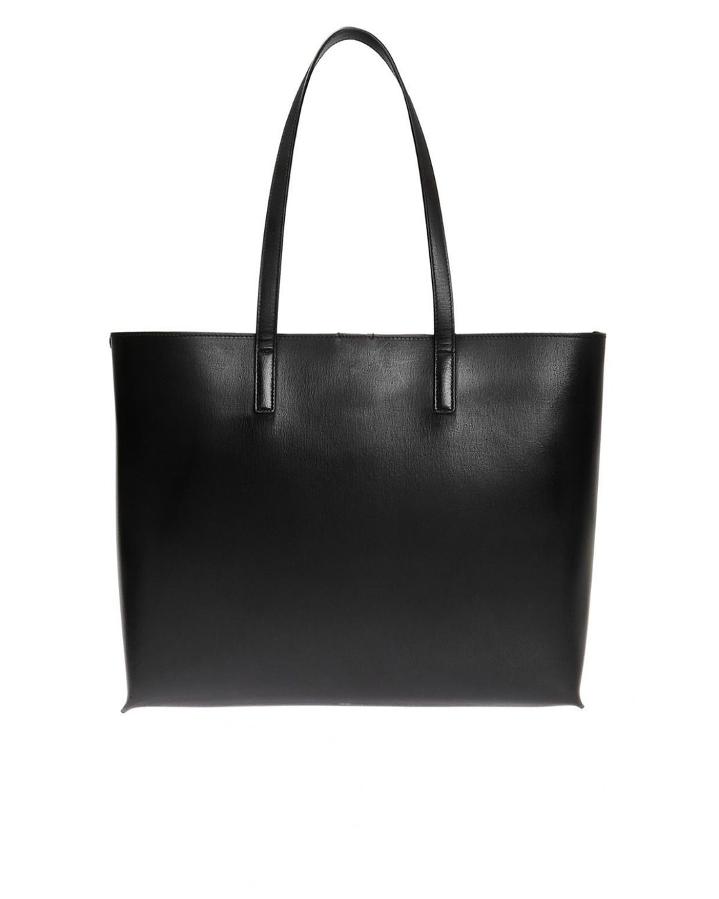 Saint Laurent Perforated Shopper Bag in Black Lyst