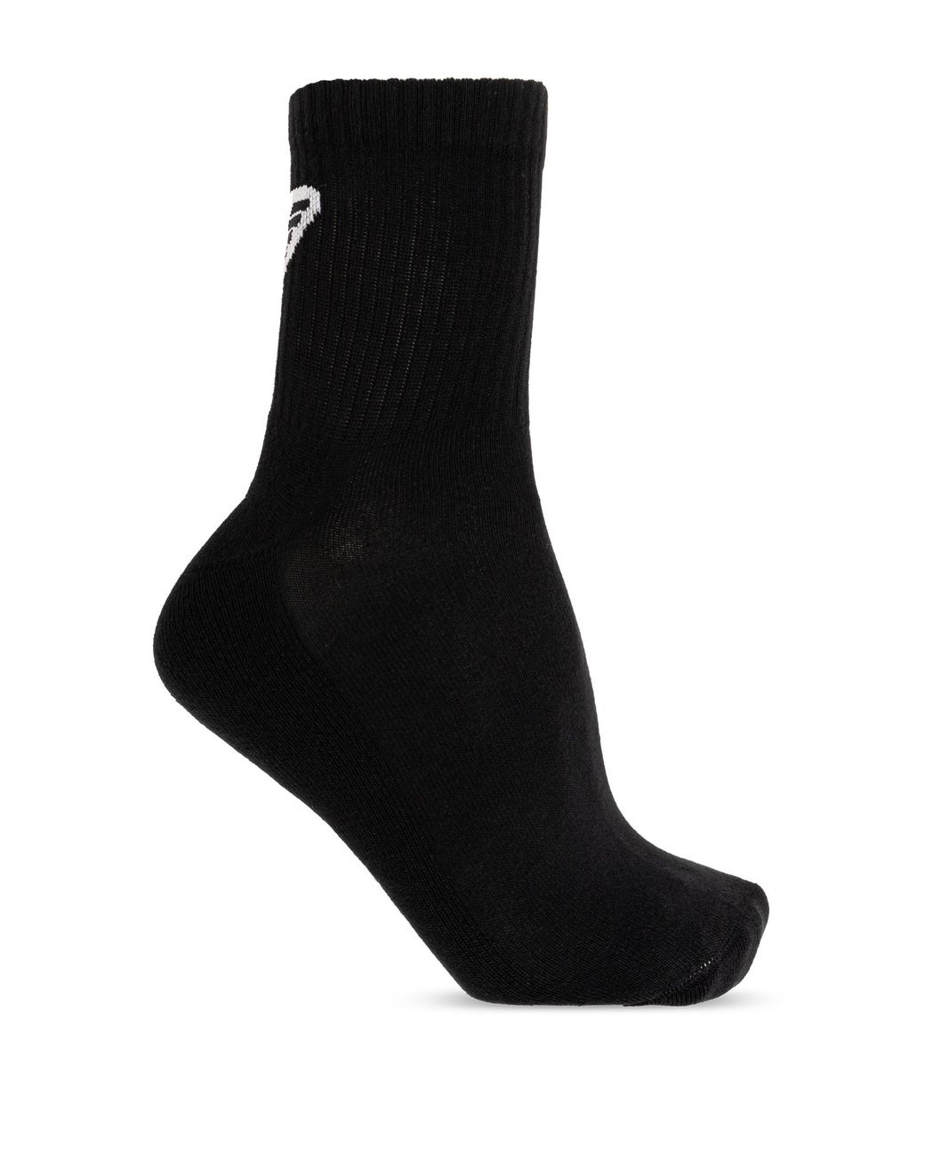 Emporio Armani Black Two-Pack Of Socks With Logo for men