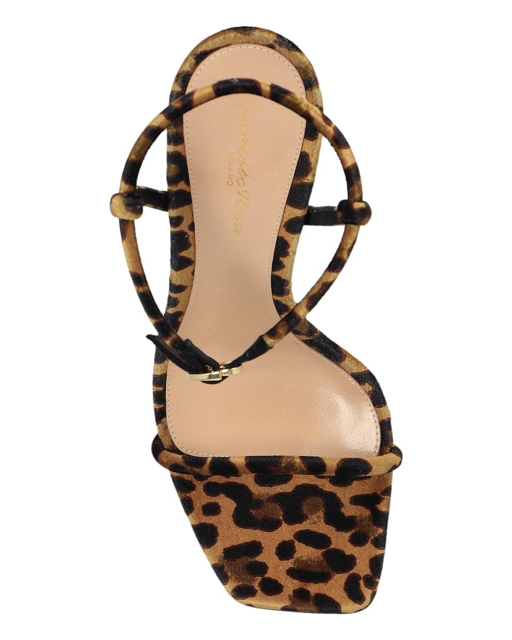 Gianvito Rossi Brown Leather Heeled Sandals