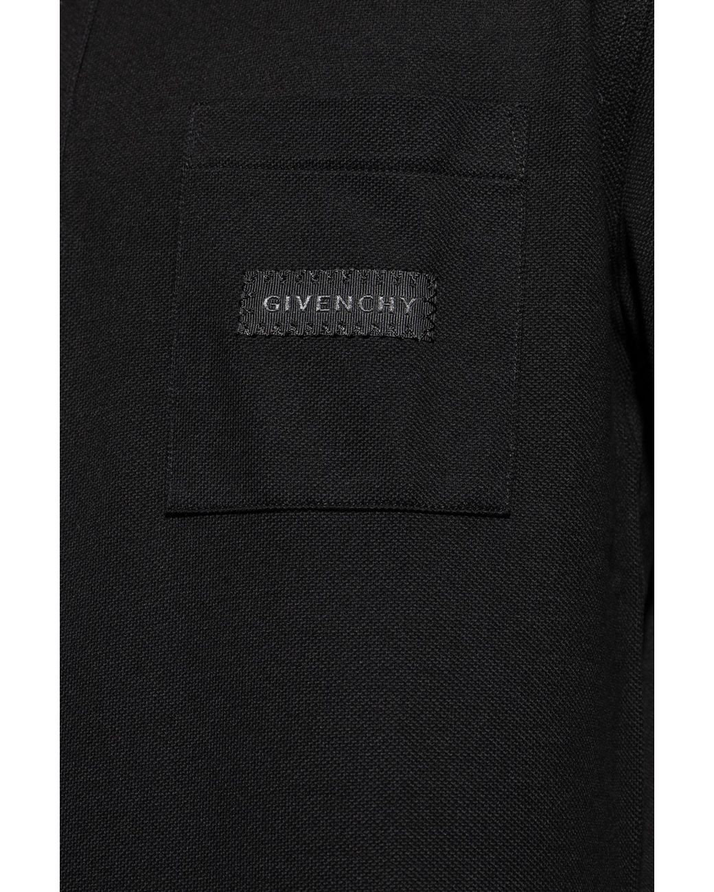 Givenchy Black Polo With Pocket for men