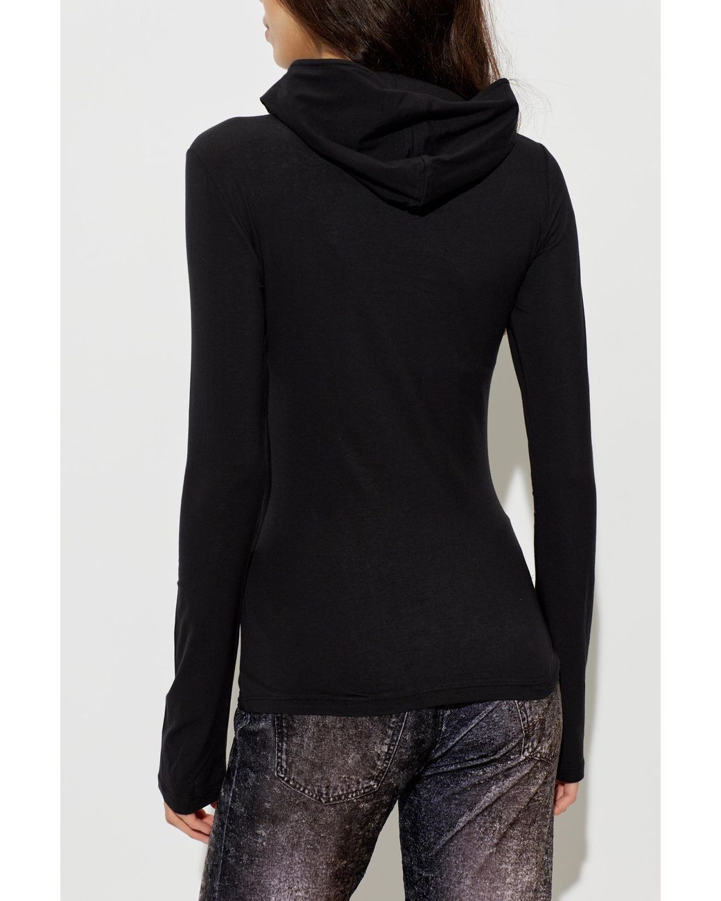 AVAVAV Black Hooded Top