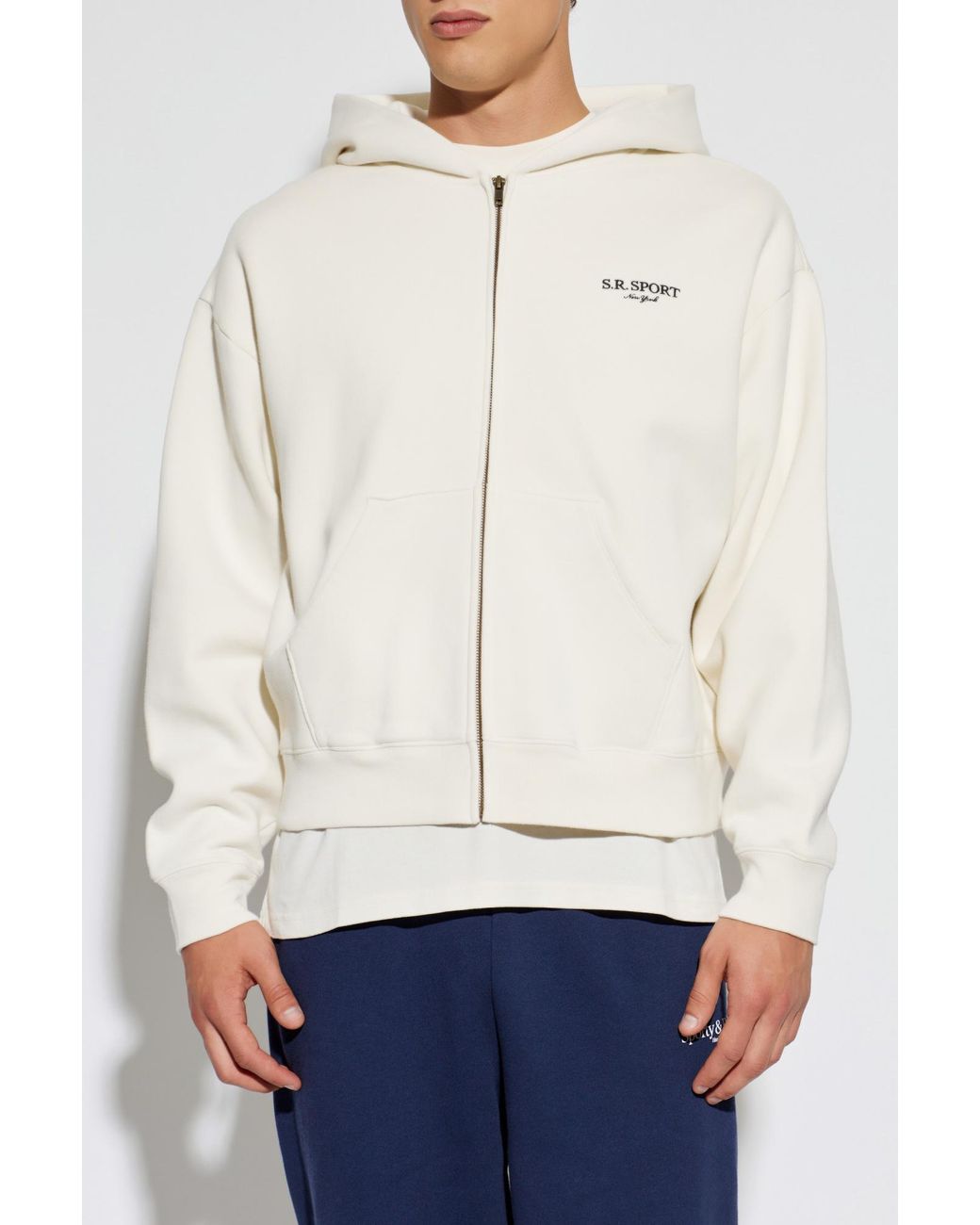 Sporty & Rich White Hoodie