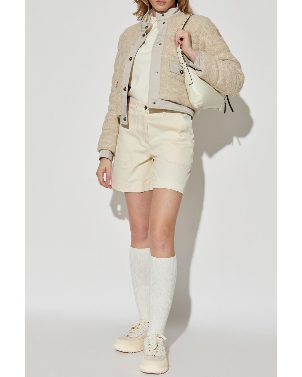 Moncler Natural 'Blandy' Down Jacket