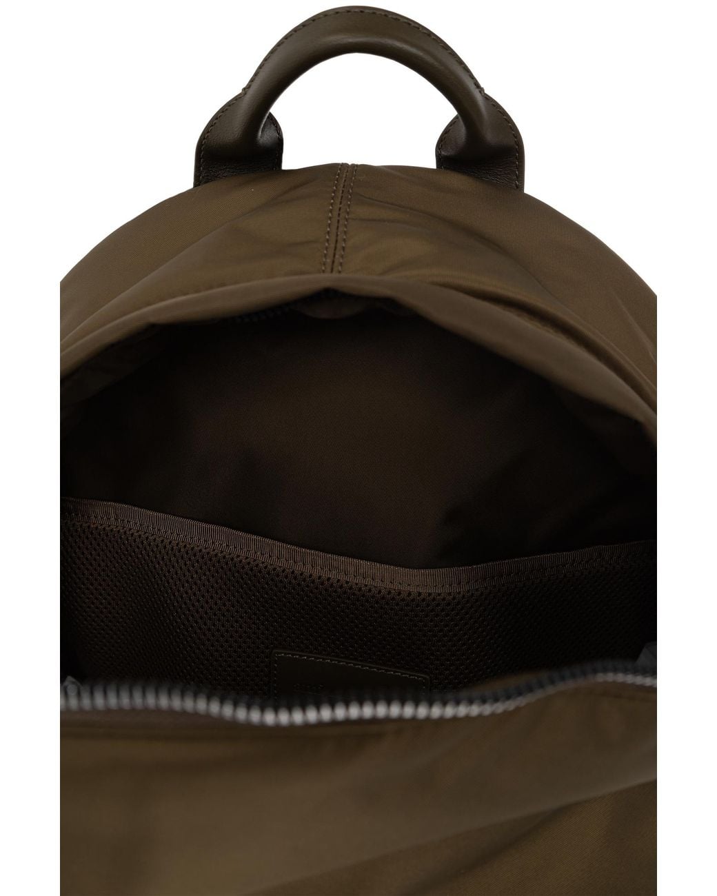 AMI Brown Logo Backpack