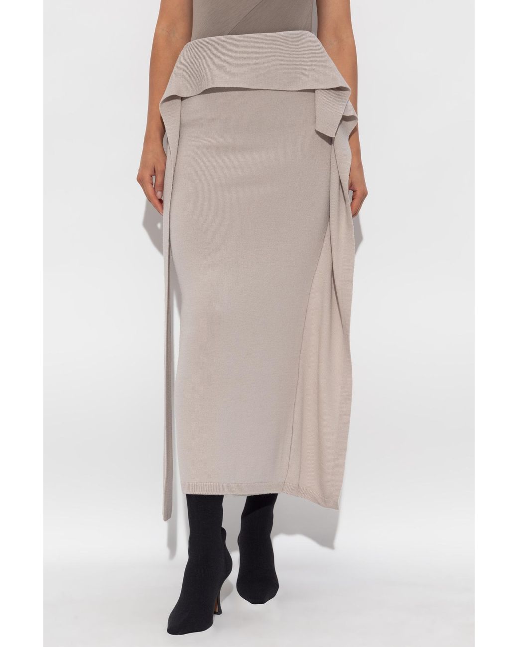 Entire studios Natural Wool Skirt